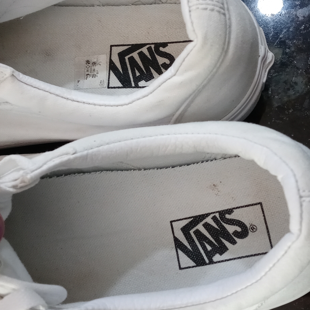 Vans white sneakers for men's size 11 - Picture 7 of 11